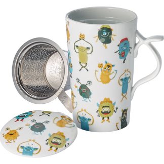 Jumbo Herb Tea Mug "Happy Monsters"